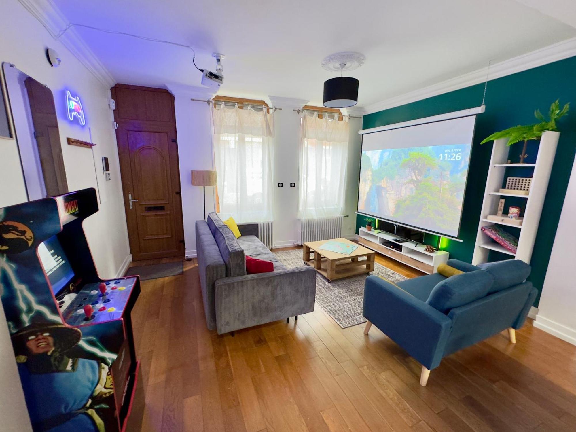 Maison 3Ch - Cinema - Game Room - Parking - Gare Amiens Extérieur photo